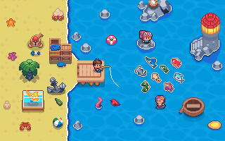 Fishing mechanic in Sunflower Land — catch rare Marine Marvels in the Web3 game